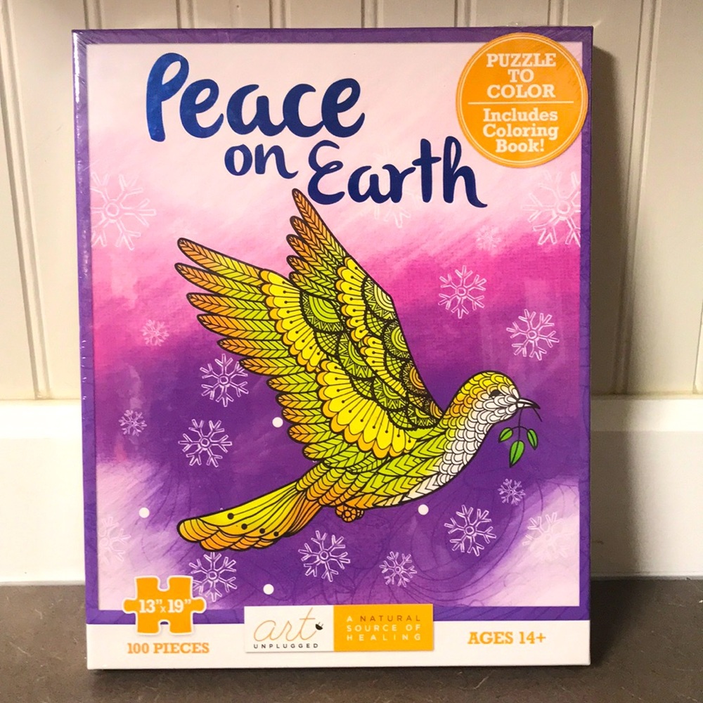 Art Unplugged Holiday Puzzle to Color